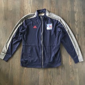Adidas New York Rangers Zip up Sweater